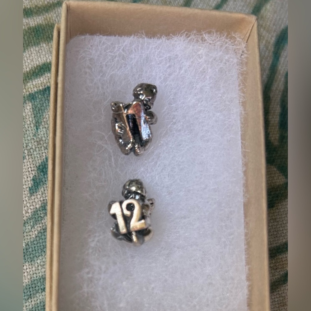 Troll birthday angel beads